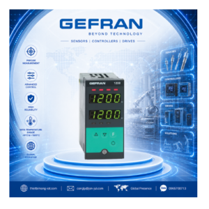 1200 PID Controller, 18 DIN Gefran Viet Nam