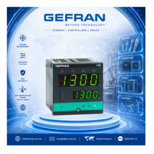 1300 PID Controller, 14 DIN Gefran Viet Nam