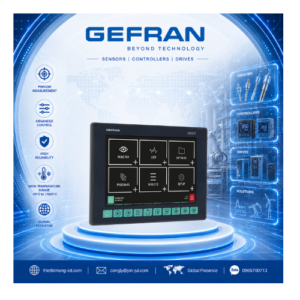 3850T Up to 16 PID loops Controller Programmer and Recorder, 7” graphic touch interface Gefran Viet Nam
