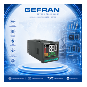 850 Double loop PID Controller, 116 DIN Gefran Viet Nam