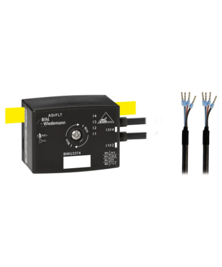 BWU3374 Bộ phân phối chủ động ASi IP67 4 đầu vào Bihl+Wiedemann Bihl-Wiedemann