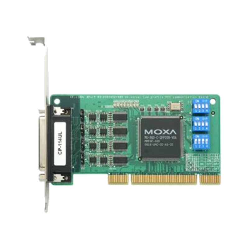 CP-114UL-DB25M Card Universal PCI nhiều cổng nối tiếp Moxa
