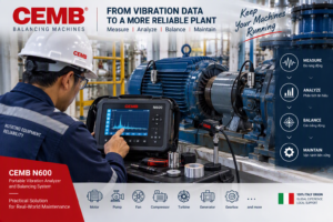 Kết hợp với hệ thống giám sát rung trong nhà máy
