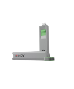 40427 USB Type C Port Blocker - Pack of 4 Lock + 1 Key, Colour: White Lindy Vietnam