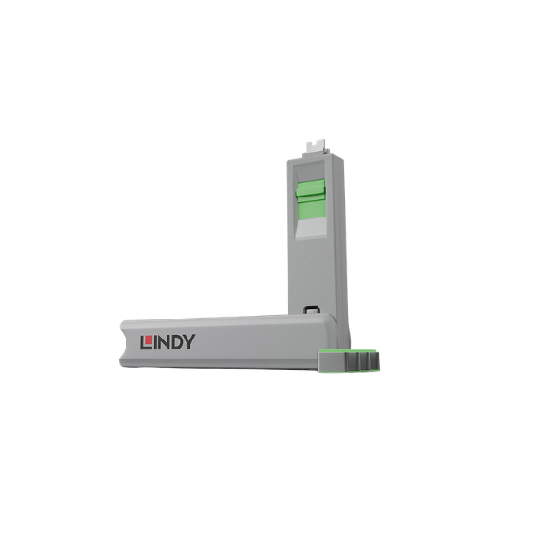 40427 USB Type C Port Blocker - Pack of 4 Lock + 1 Key, Colour: White Lindy Vietnam