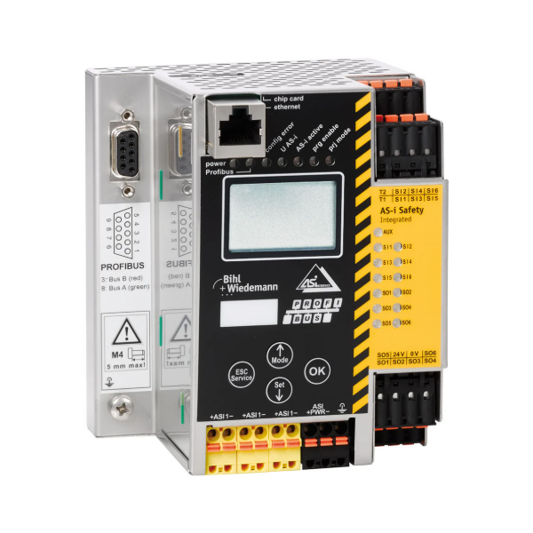 BWU2793 Gateway ASi-3 PROFIBUS tích hợp bộ giám sát an toàn Bihl+Wiedemann Bihl-Wiedemann