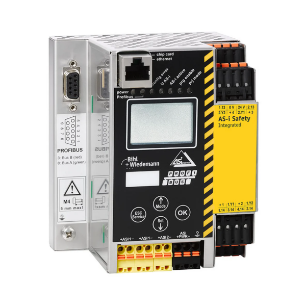 BWU2206 Gateway ASi-3 PROFIBUS tích hợp bộ giám sát an toàn Bihl+Wiedemann Bihl-Wiedemann