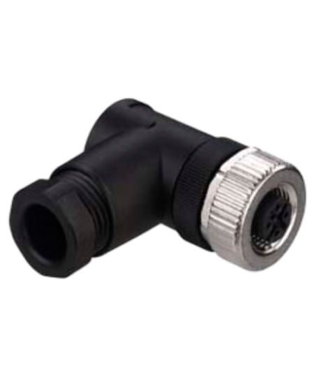KD 095-4 Đầu nối M12 góc 4 chân Leuze
