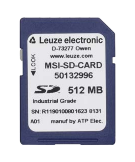 MSI-SD-CARD Thẻ nhớ chương trình cho bộ điều khiển an toàn Leuze
